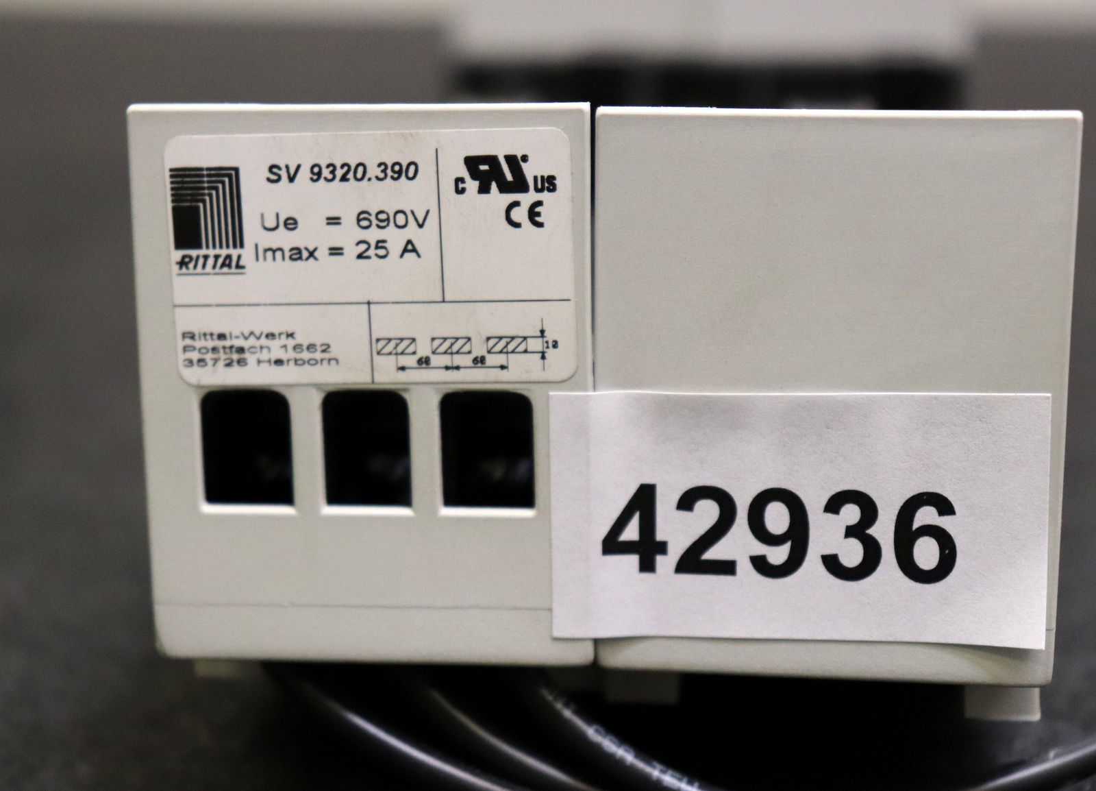 Rittal SV multifunction device adapter SV 9320.390 rated current In=25A ...